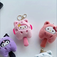 6" Soft Cartoon Anime Plush Keychain - Bag Charm Stuffed Animal