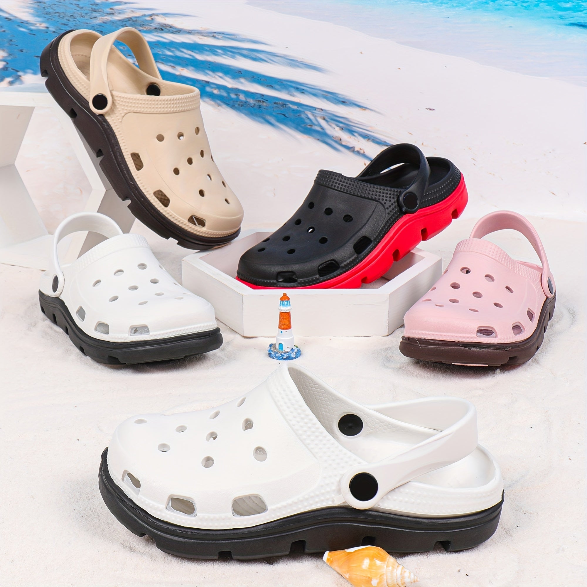 Women's Breathable Clogs Comfortable Slip On Shoes