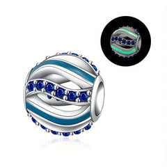 925 Silver Chameleon Charm Bead Pendant for DIY Bracelet