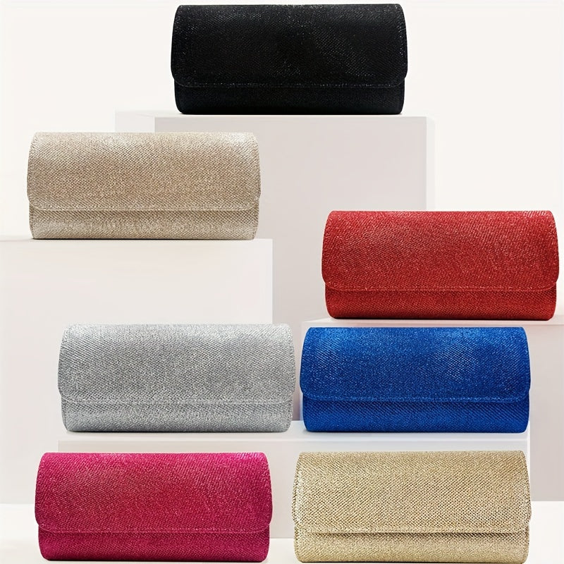 Chic Glitter PVC Evening Bag Women's Clutch for Party