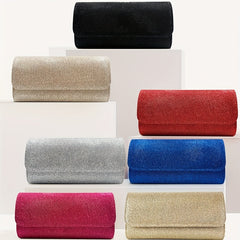 Chic Glitter PVC Evening Bag Women's Clutch for Party