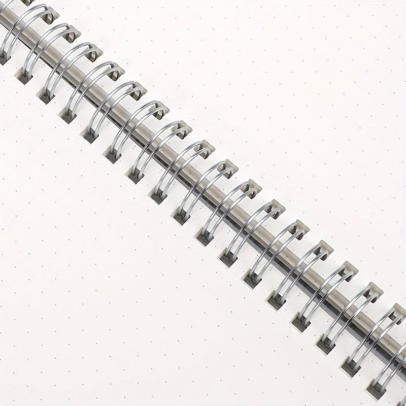 Dot Matrix Grid Notebook - Spiral Bound