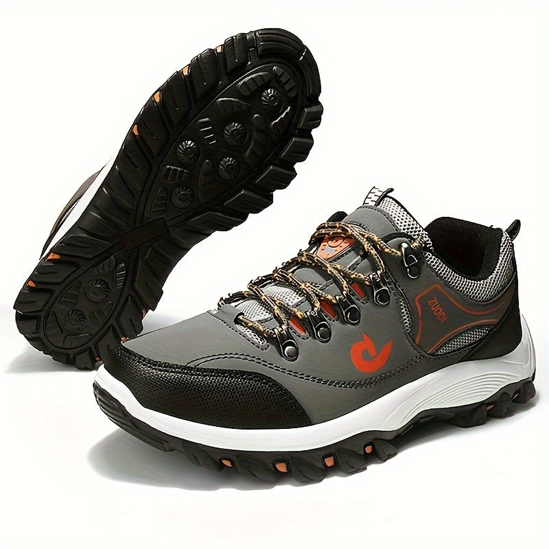 Men's Plus Size Hiking Boots Non Slip Lace Up Shoes