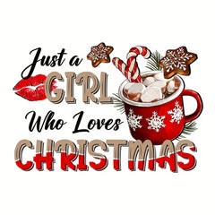 Christmas Trees DIY Iron On Transfer Stickers Xmas Theme Heat Transfers Sticker