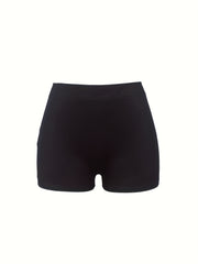  Sexy 3D Lip & Letter Print High Rise Skinny Shorts
