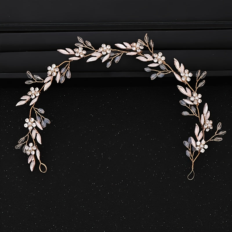 Golden Bridal Hair Vine Wedding Hair Accessories For Bridal Bridesmaid