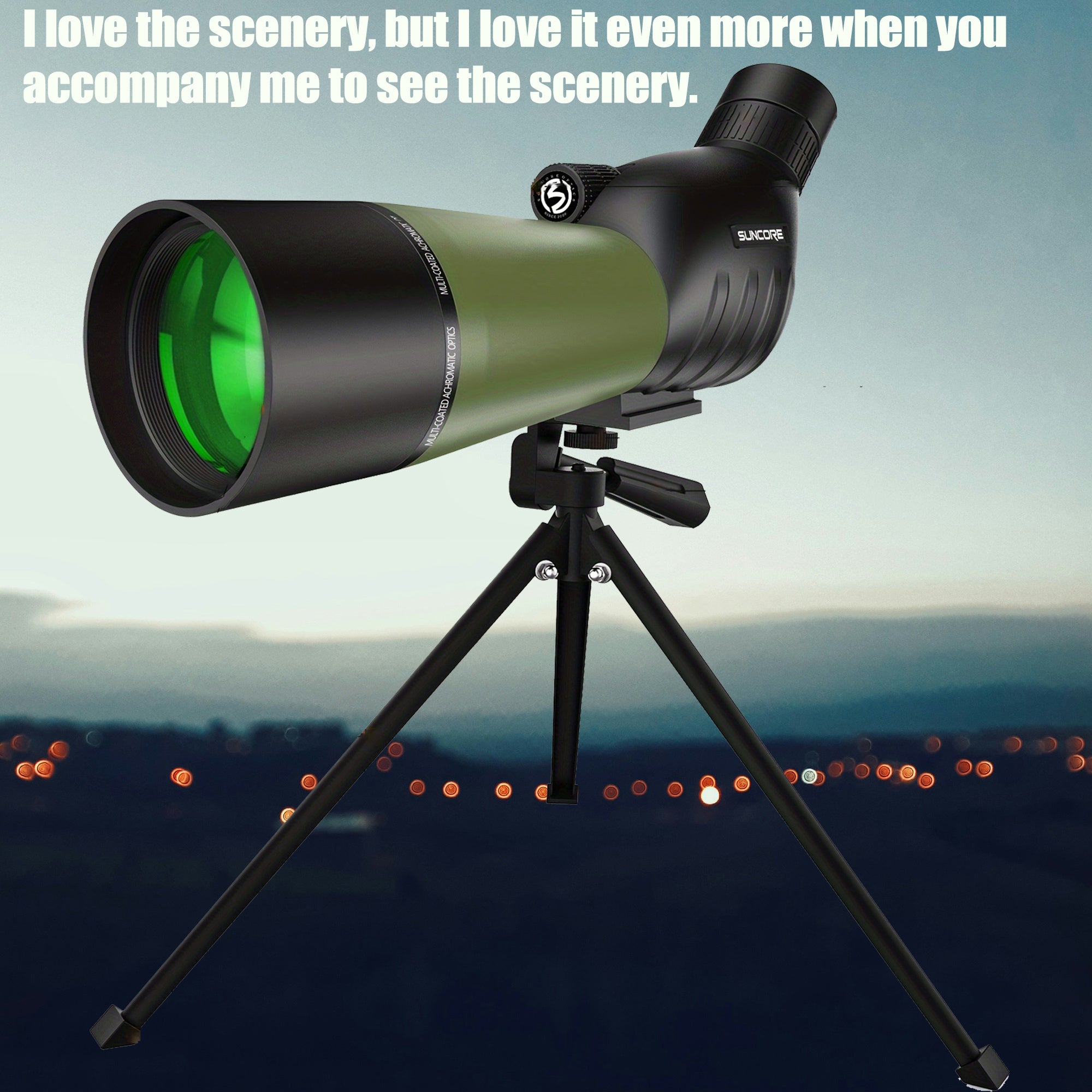 HD Binoculars with Metal Tripod for Bird Watching & Outdoor Adventures