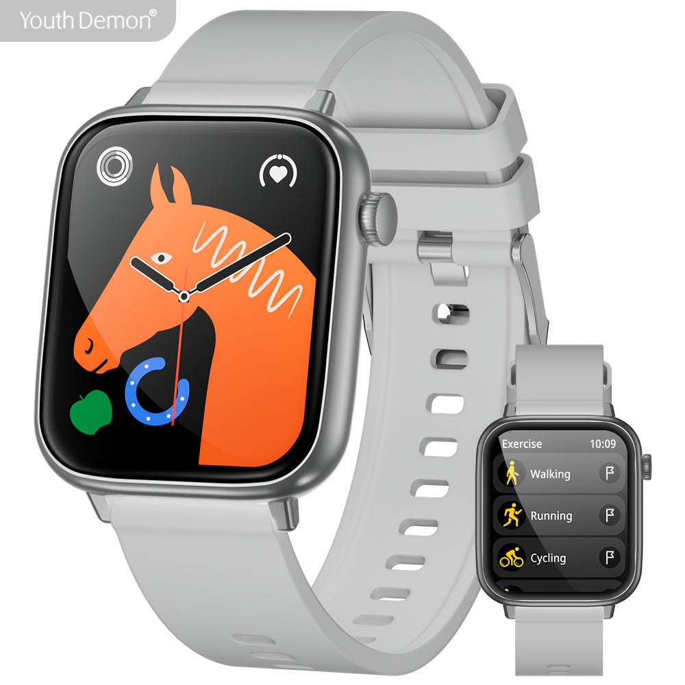Youth Demon Smartwatch HD Touch Screen Comfort Fit Silicone Strap