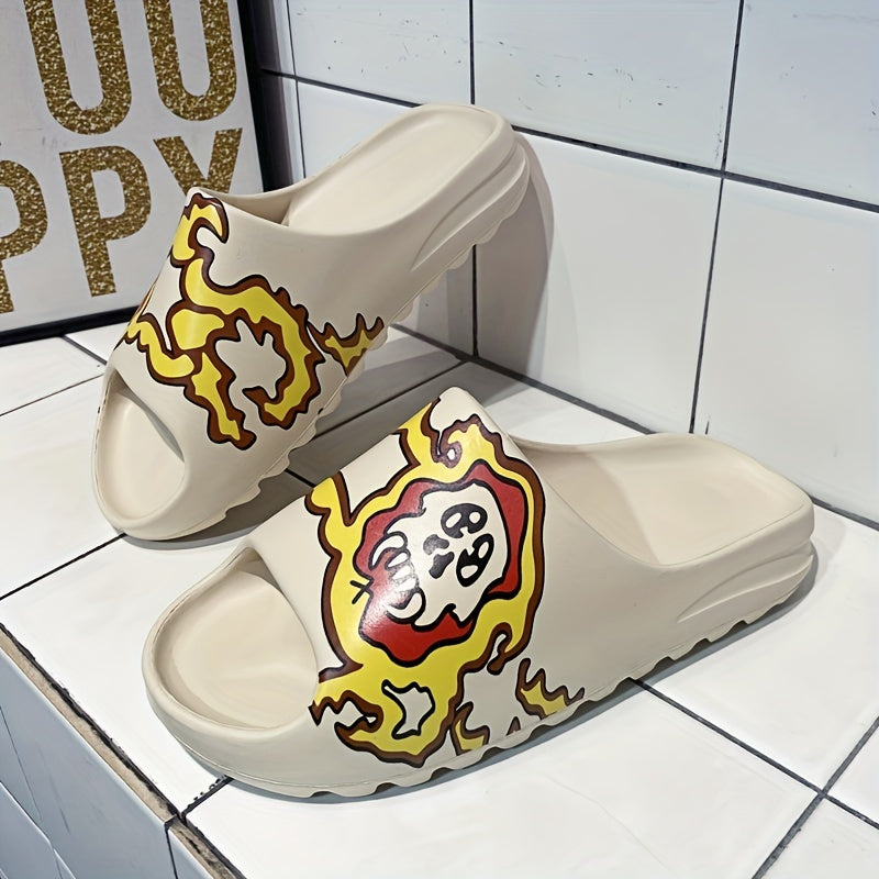 Unisex Cartoon Cloud Slides Pillow Slippers Non Slip Shoes For Indoor Outdoor