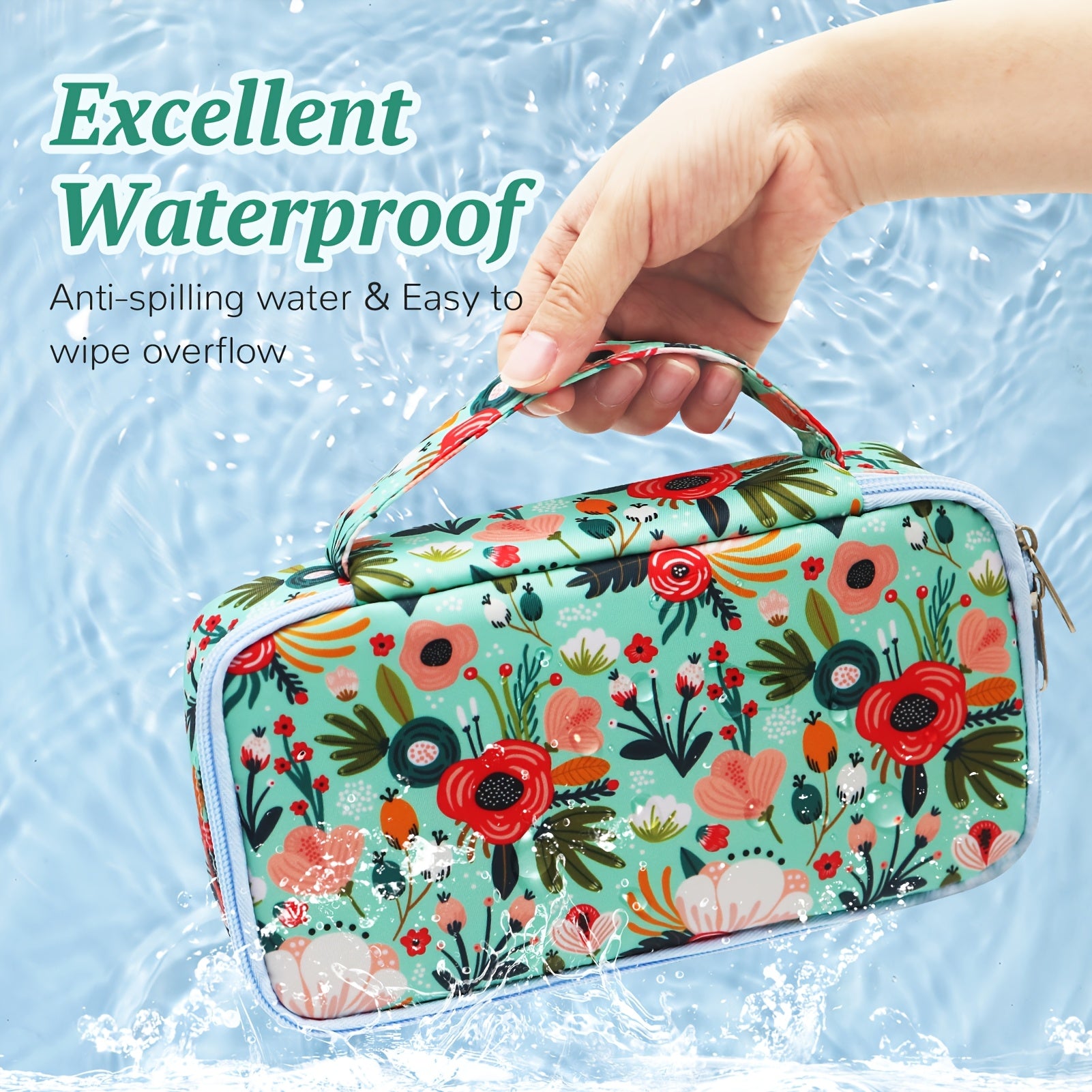 Large Portable Insulin Cooler Bag for Outdoor Camping Travel