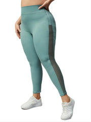 High Waist Mesh Sports Leggings