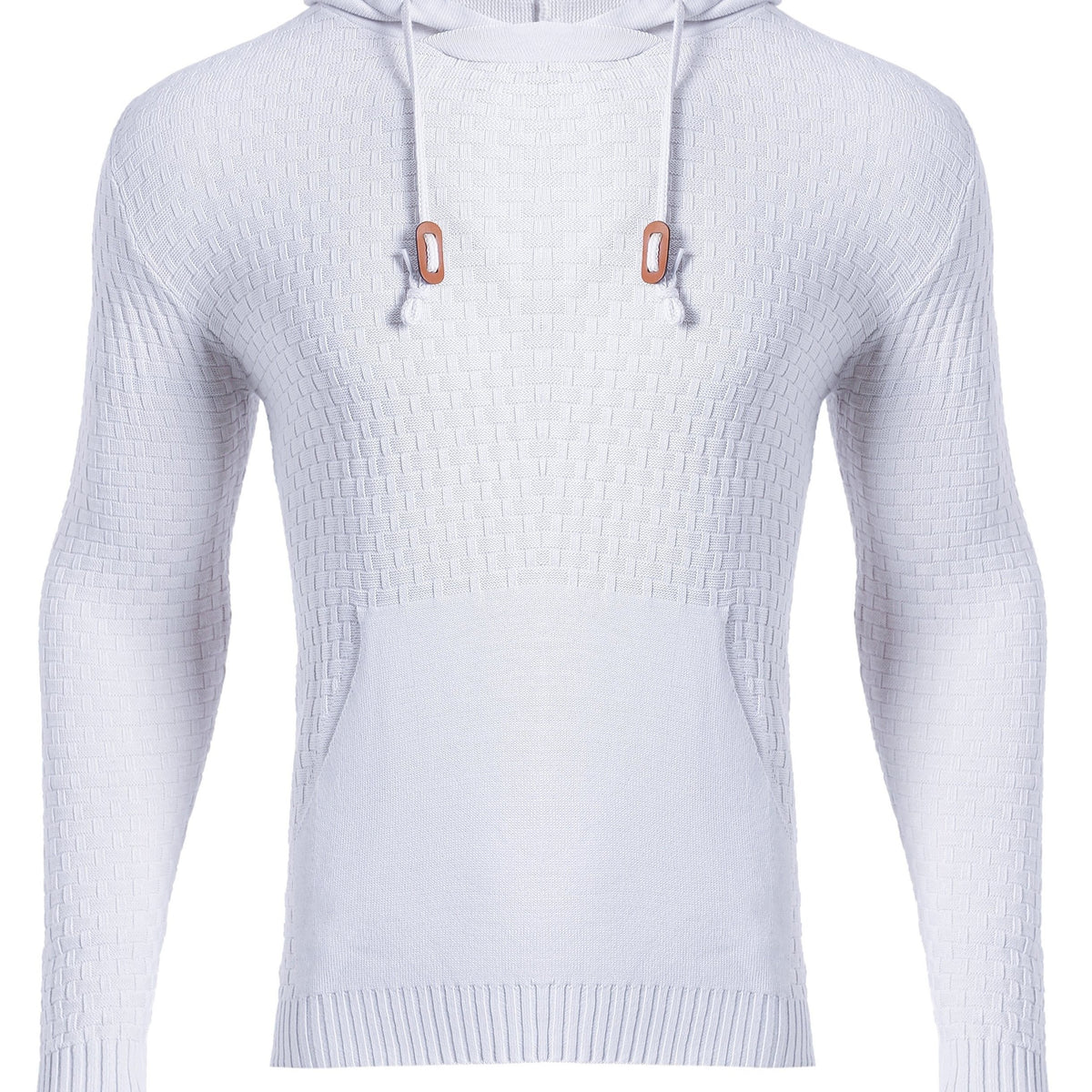 Hooded Knitted Sweater Men's Casual Pullover For Fall Winter