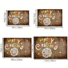 Soft Fluffy Christmas Carpet Floor Mat - Non Slip Area Rug