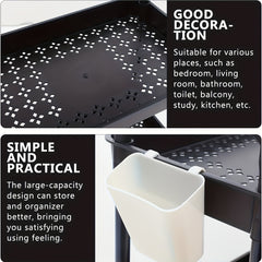 Plastic Storage Shelf 4-5 Layers Garage Organizer Rack