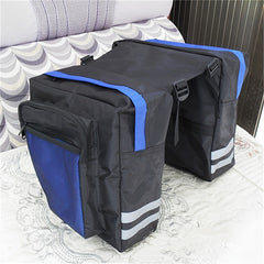 MTB Saddle Bag Rear Rack Luggage Double Seat Bag for Outdoor Cycling