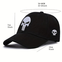 Skull Embroidery Summer Baseball Cap Multicolor Hat Men Sunshade Sun Protection