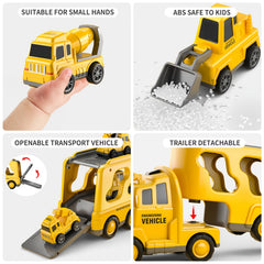 Construction Vehicle Transport Truck Carrier Toy Gift