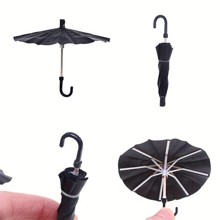 Dollhouse Miniatures Umbrella Model Openable Polyester Material