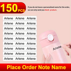90pcs Personalized Name Sticker Waterproof Office School Stationery Label