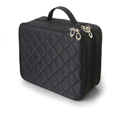 Large Capacity Double Layer Makeup Bags Organizer Travel Multifunctional
