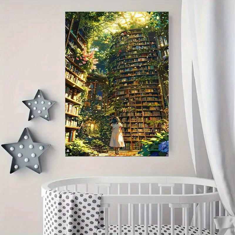 1000pcs DIY Puzzle Magic Library Garden Vibrant Colors