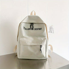 Children's Lightweight Nylon Travel Backpack Letter Schoolbag