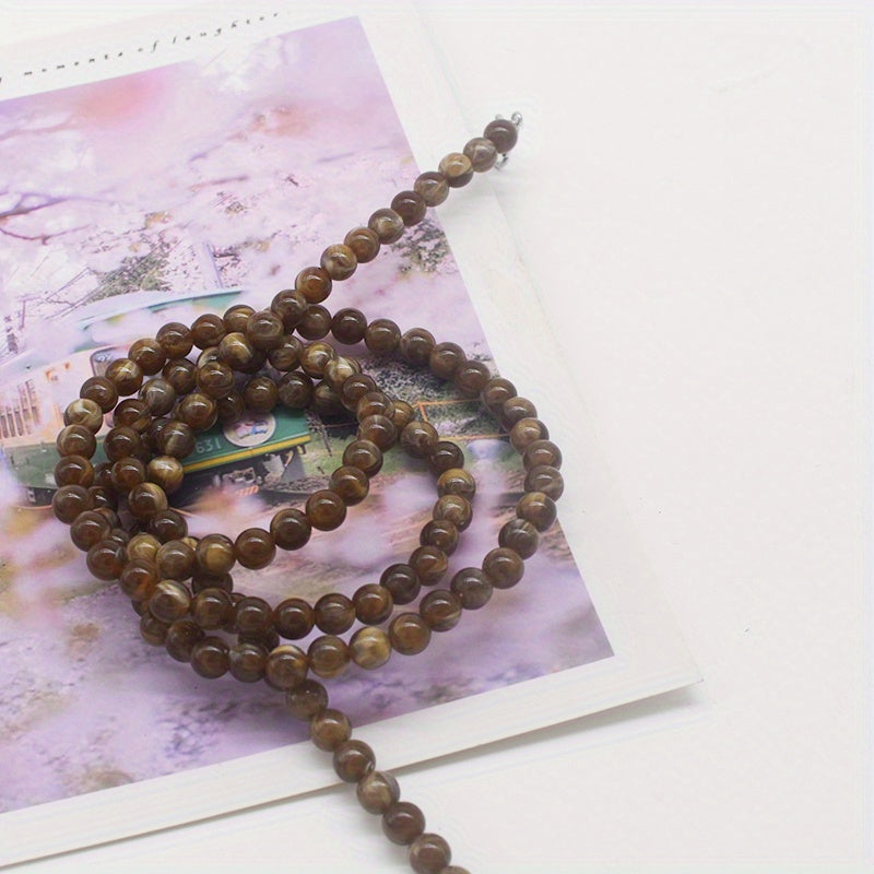 Boho Style Acrylic Bead Chain Bag Strap Silver Hardware