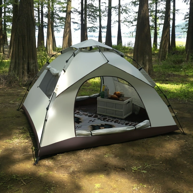UV Protection Camping Tent with 2 Doors and 2 Windows