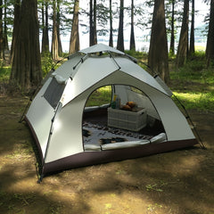 UV Protection Camping Tent with 2 Doors and 2 Windows