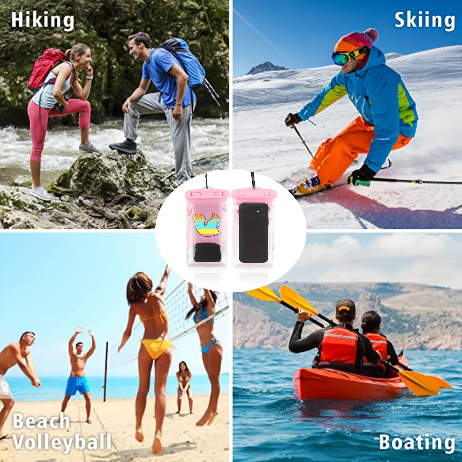 Waterproof Animal Print Phone Pouch for Water Sports
