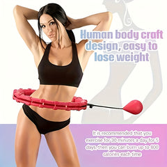 Detachable 28 32 Sections Fitness Hoop Solid Ball Outdoor Pilates Ring