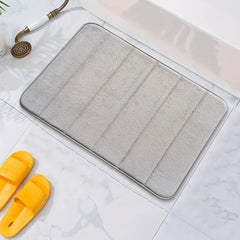 Memory Foam Bath Mat Non Slip Thick Soft Water Absorbent Quick Dry Bathroom Rug