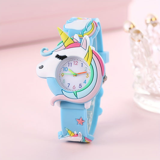 Kids Unicorn Silicone Watch Gift