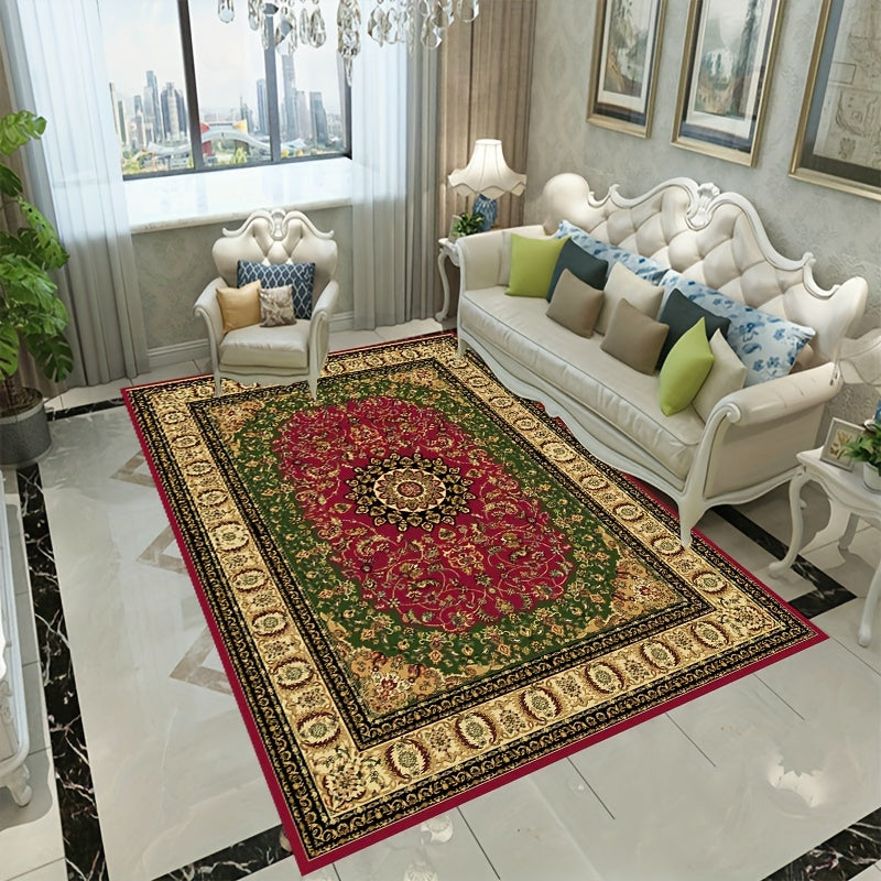 Boho Anti Fatigue Kitchen Rugs Vintage Absorbent Carpet