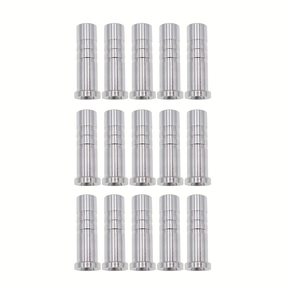 30 Pcs Aluminum Arrow Tips for 6.2mm Carbon Arrows, Compound & Recurv