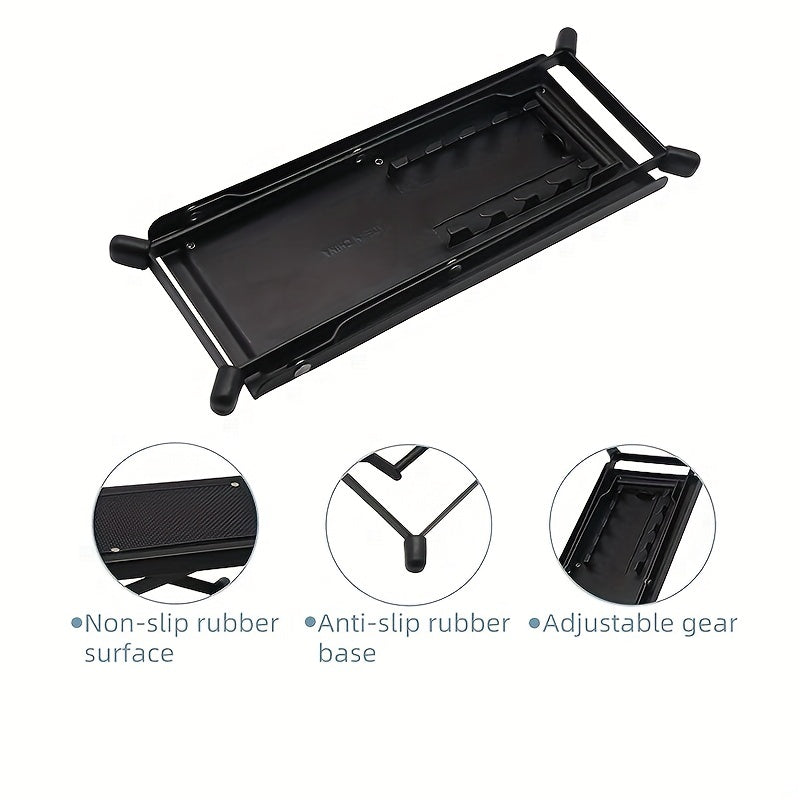Guitar Foot Pedal Sturdy Metal Foot Rest 4 Gears High Low Non-slip