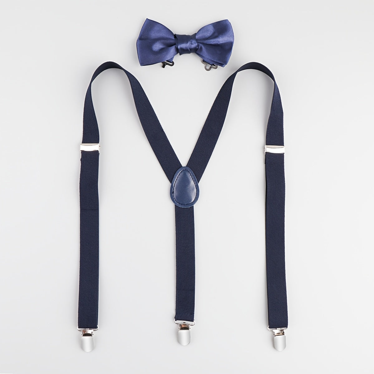 Tuxedo Bow Tie And Suspender Set for Men
