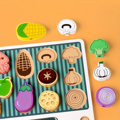 Kids Mini BBQ Pretend Play Toy Grill Set