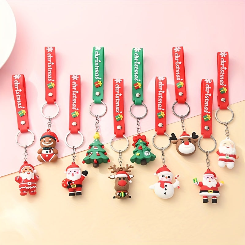 1pc Christmas Keychain Backpack Purse Decoration Accessories