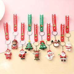1pc Christmas Keychain Backpack Purse Decoration Accessories