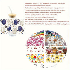 Christmas Series Cup Sticker DIY Waterproof Sticker Gift