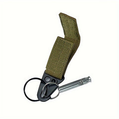 Multifunction Keychain w/ Emergency Whistle Strap Carabiner