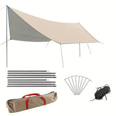 Portable Hexagonal Canopy Sunshade for Camping