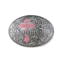Cross Retro Pattern Belt Buckle Western Cowboy Belt Buckle Accessories