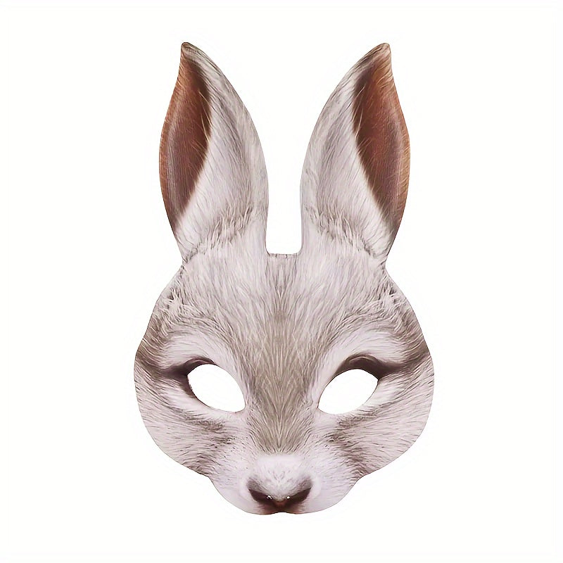 Men's Rabbit Plush Mask Halloween Cosplay Party Prop