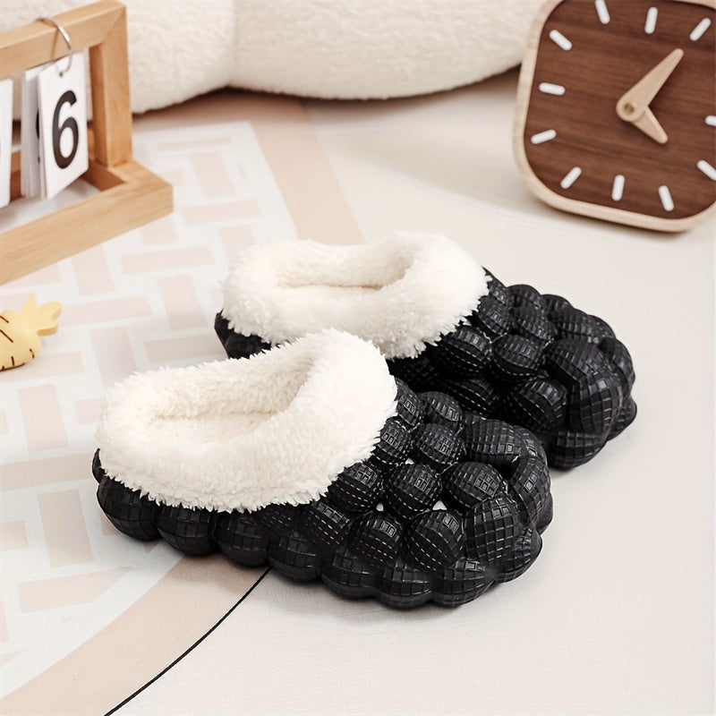 Girls Plus Fleece House Shoes - Non Slip Soft Bottom Walking Shoes