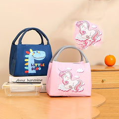 Cartoon Portable Lunch Box Insulated Bag For Work And School