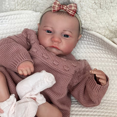 NPK 48 Painted Finished Reborn Baby Doll Levi Awake Newborn Baby Size