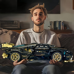 1590pcs Toy Car Building Blocks and Futuristic Sports Car Assembly Set