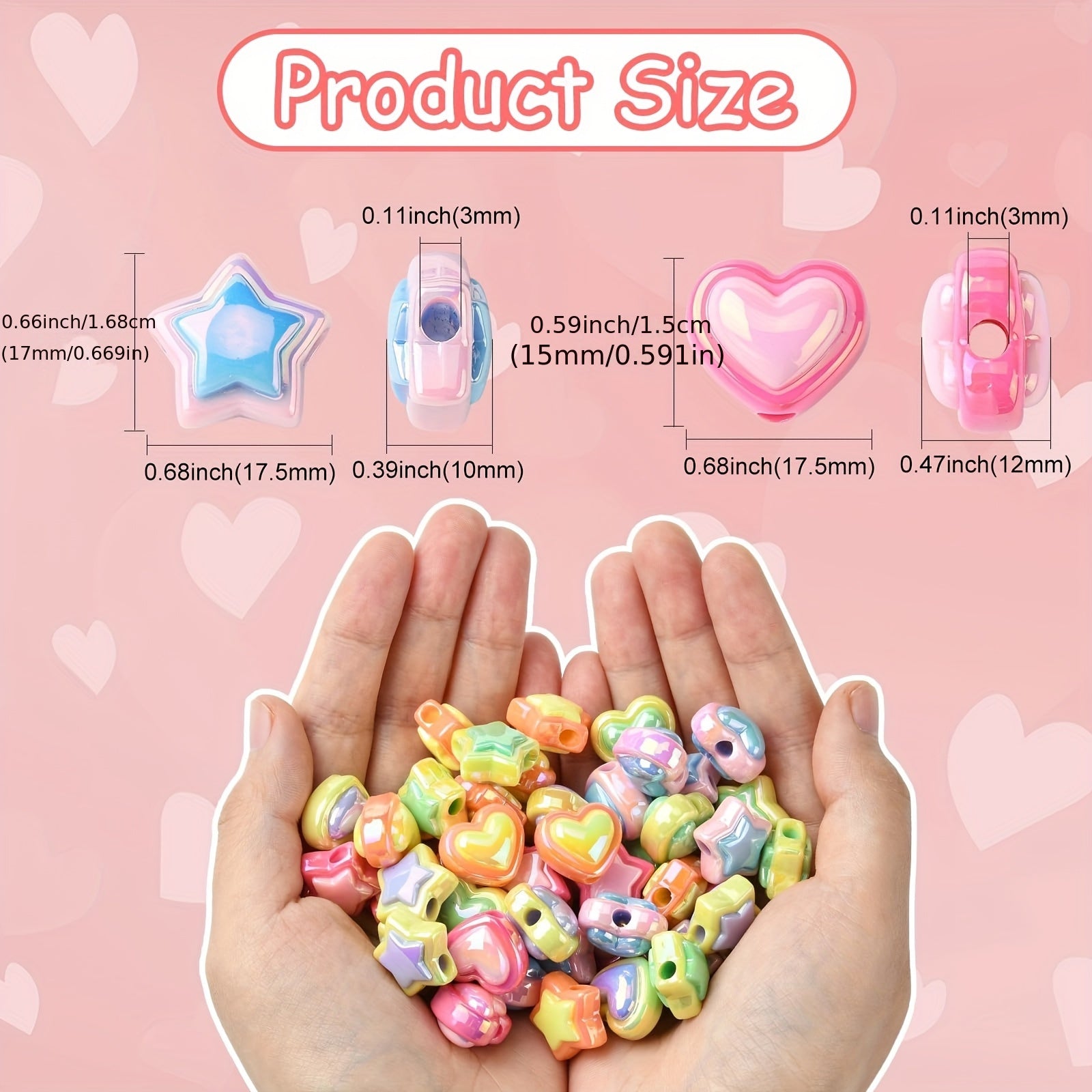 Multi Star Love Beads Bracelet Set